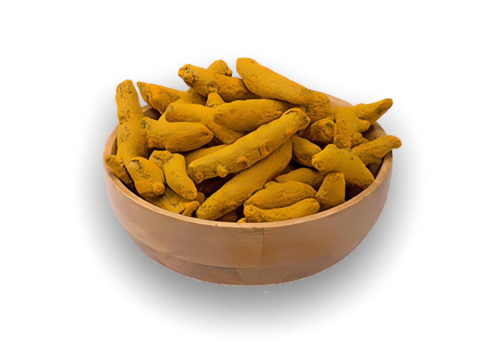 Turmeric fingers in a bowl